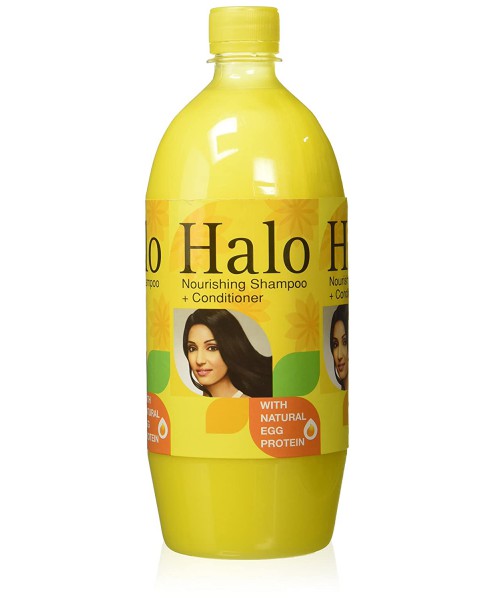 Halo Natural Egg Protein Nourishing Shampoo + Conditioner 1 L